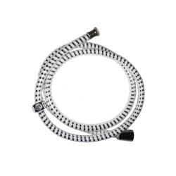 Flexo de ducha blanco/cromo 1,5 m