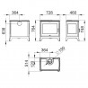 ESTUFA DE LEÑA BURY-14 DE FUNDICIÓN