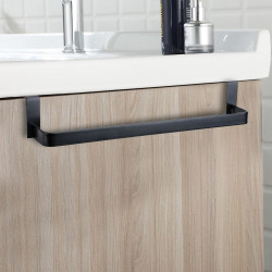 TOALLERO CROMO / NEGRO