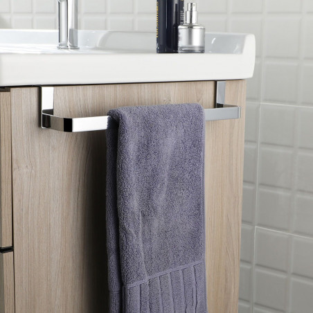 TOALLERO CROMO / NEGRO